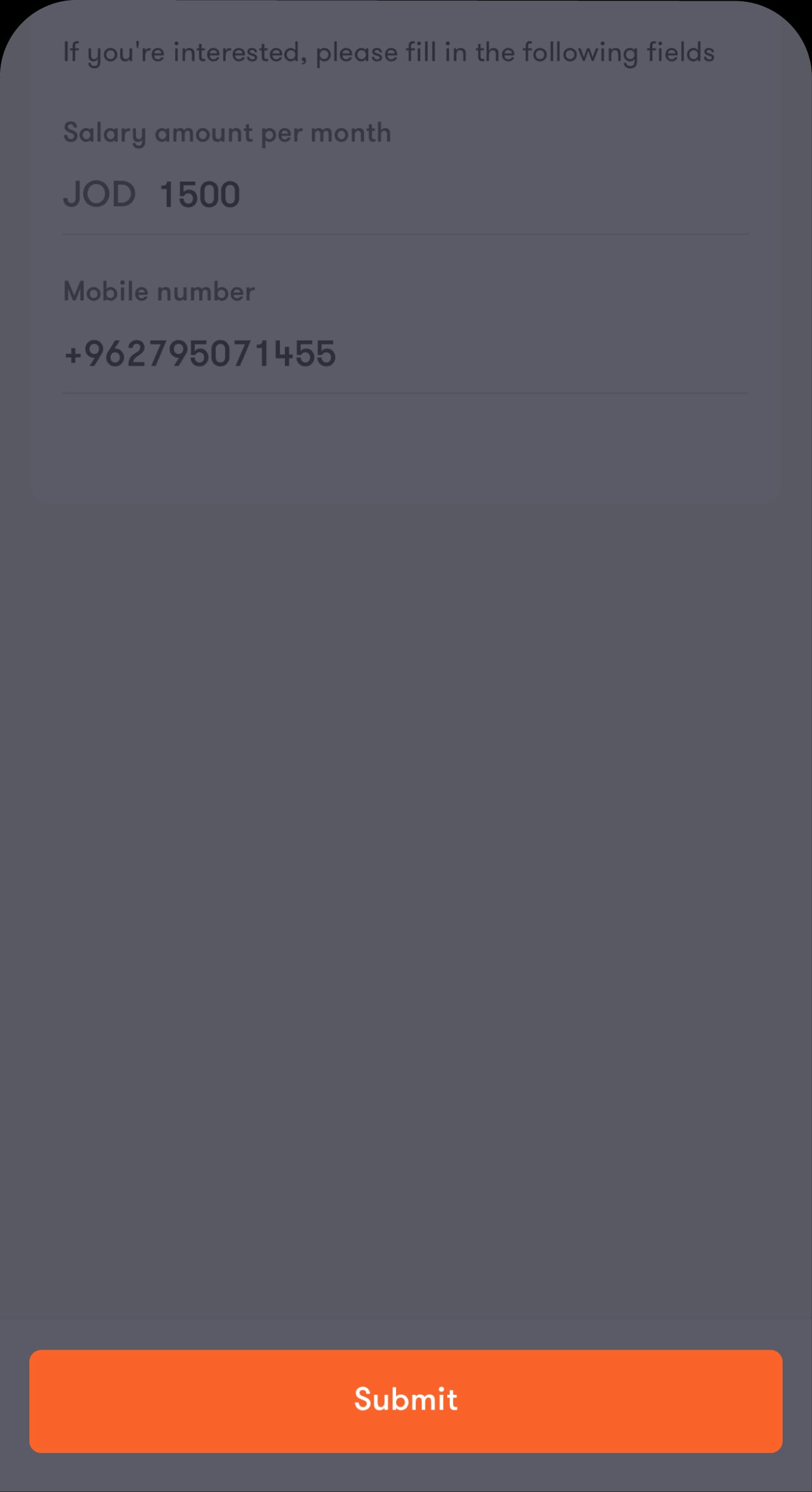 Loan calculator 5 Eng