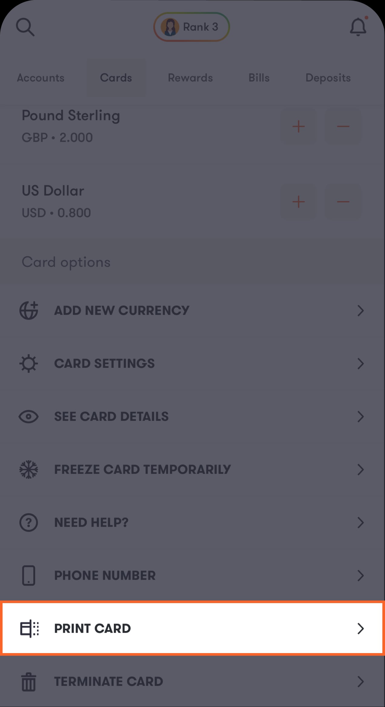 BaE - Multi currency print and terminate Screens-02