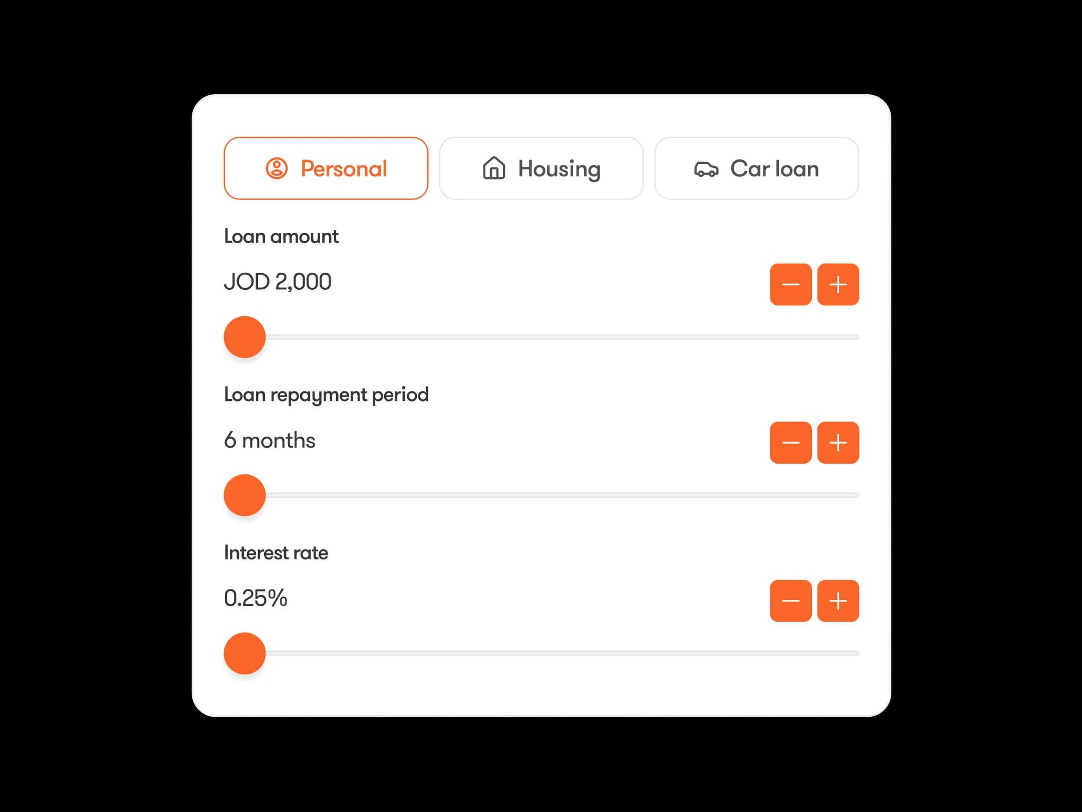Loan calculator