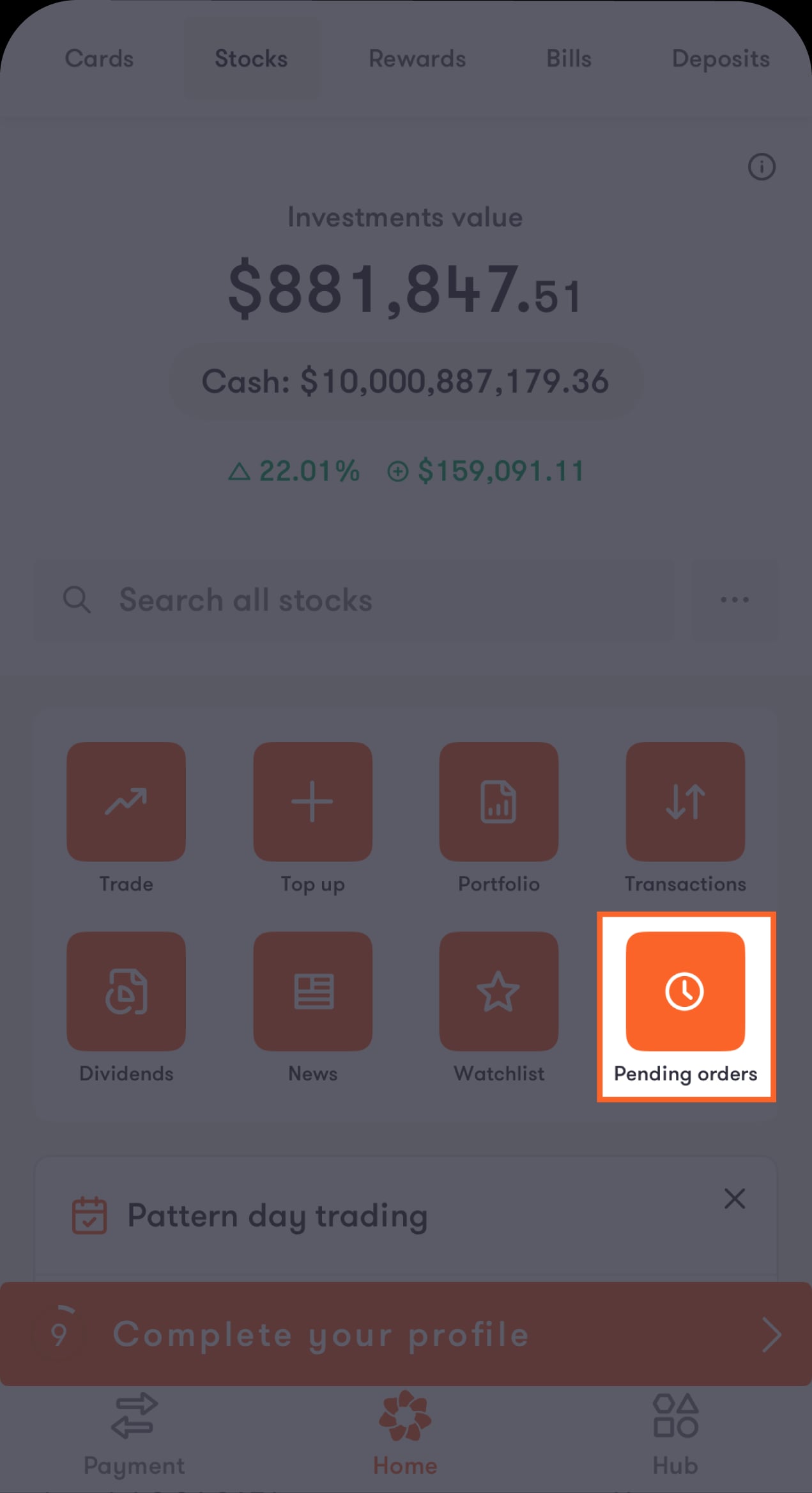 View Pending Orders 1 EN
